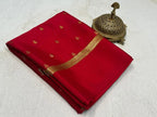 Red Mysore Silk Saree for Wedding & Festive Wear