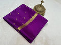 Royal Purple Silk Saree for Wedding & Festive Wear