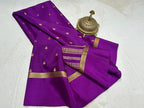 Royal Purple Silk Saree for Wedding & Festive Wear