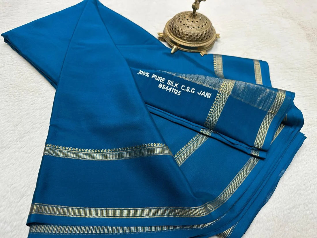 Pure Mysore Crepe Silk Saree |sashikala