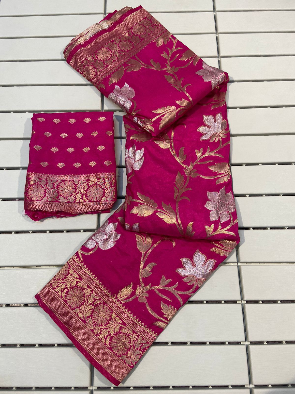 Khadi Silver Flower