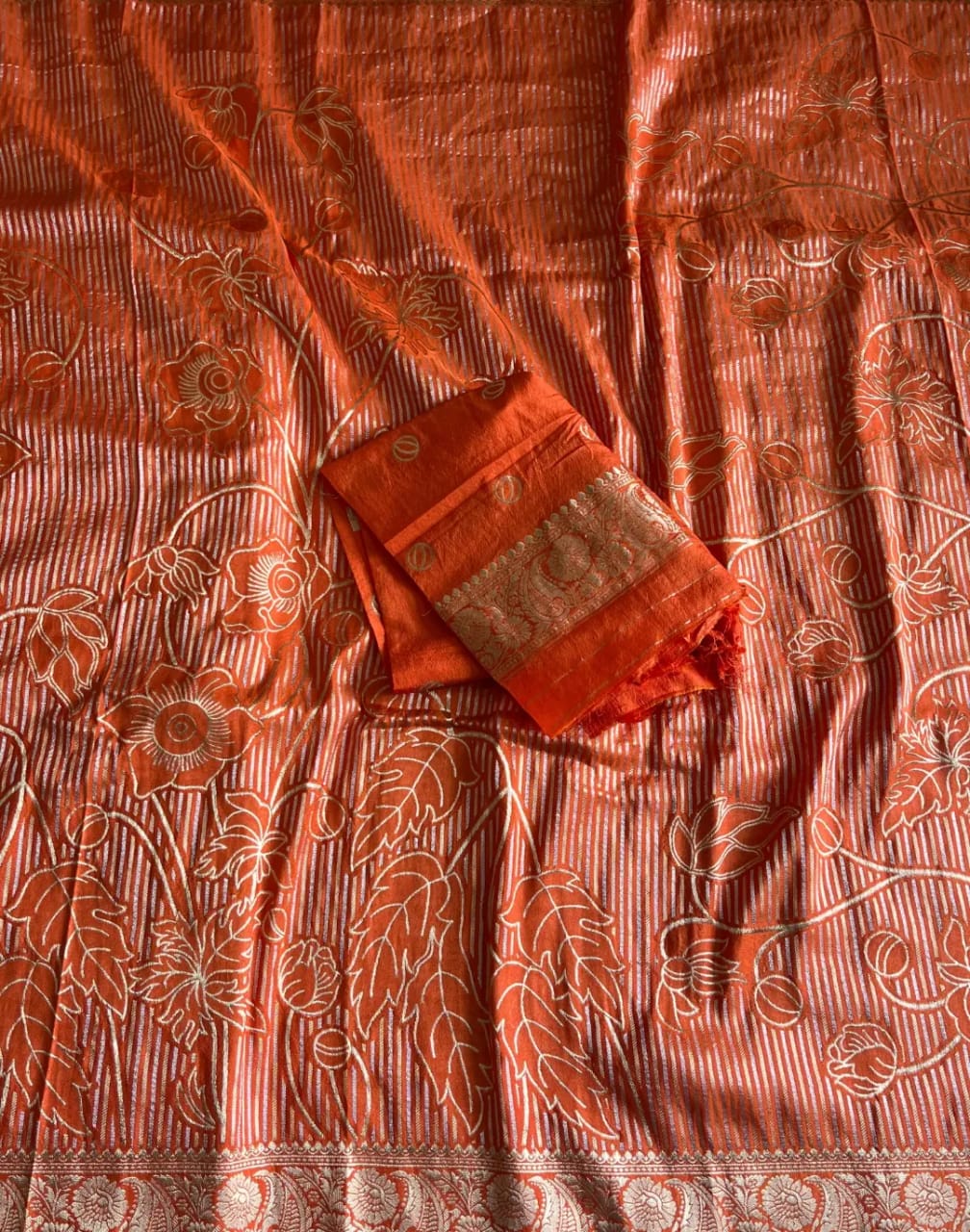 Khadi Tissue Floral Jaal