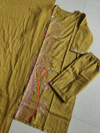 Pure heavy Dhabu cotton 3PC set crafted for elegance & comfort Fabloom