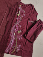 Pure heavy Dhabu cotton 3PC set crafted for elegance & comfort Fabloom