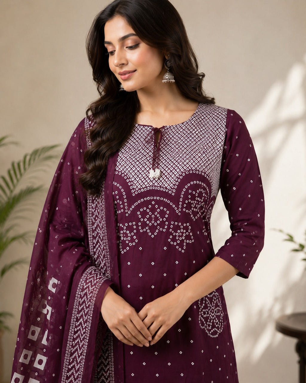 Embroidered Kurti Pant Combo for Office Wear | Fabloom Fabloom
