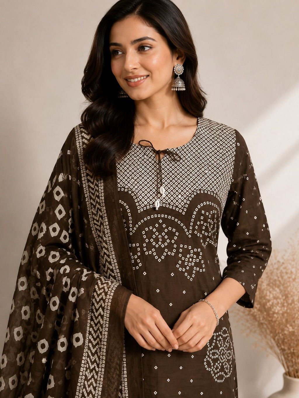 Embroidered Kurti Pant Combo for Office Wear | Fabloom Fabloom