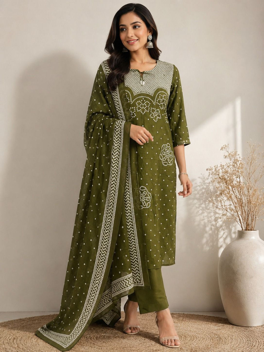 Embroidered Kurti Pant Combo for Office Wear | Fabloom Fabloom