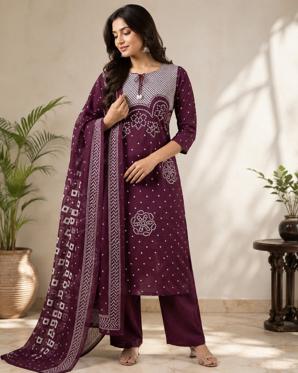 Embroidered Kurti Pant Combo for Office Wear | Fabloom Fabloom