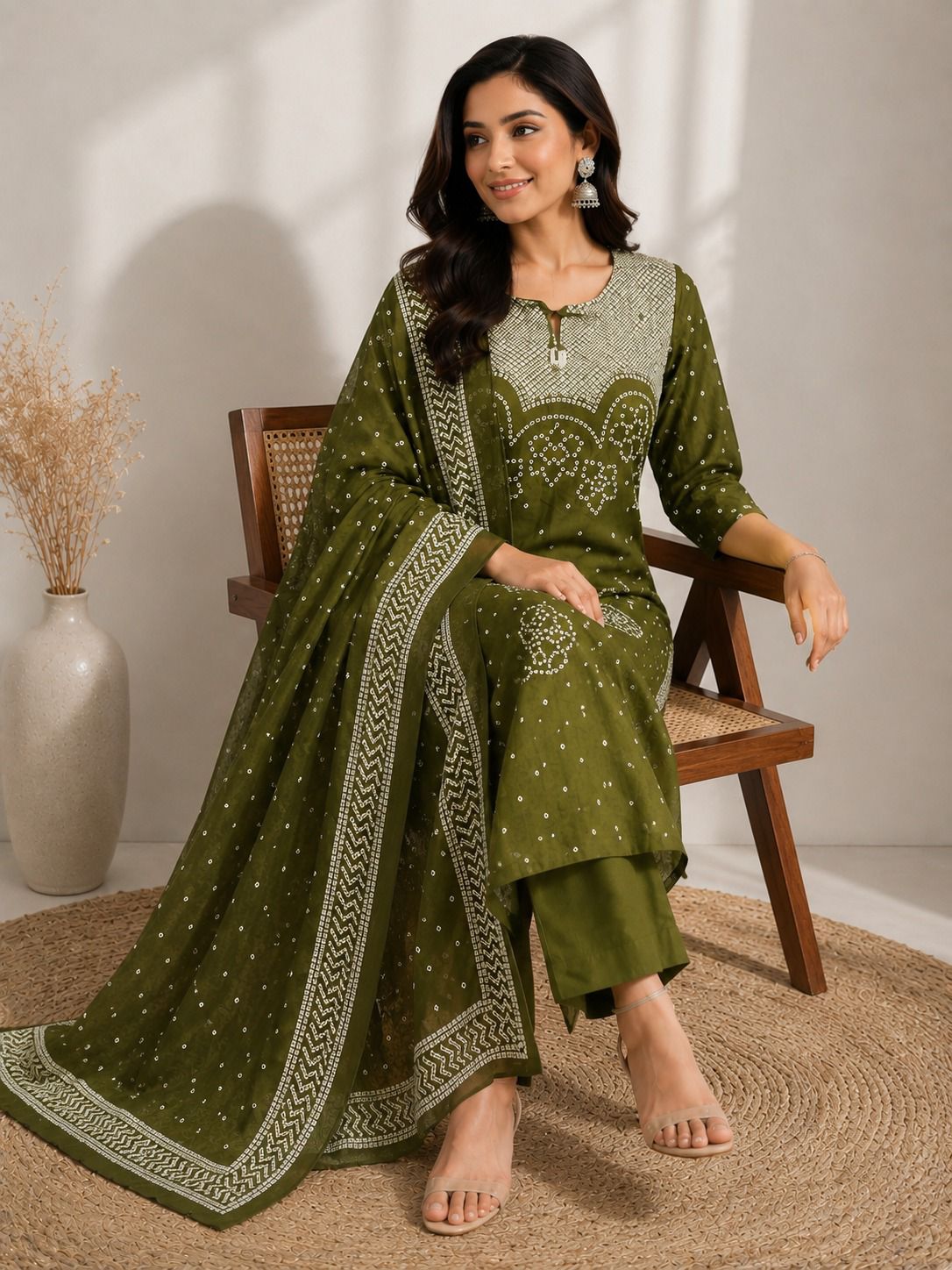 Embroidered Kurti Pant Combo for Office Wear | Fabloom Fabloom