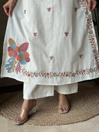 the sheer beautv of this sleeveless pant set A unique Fabloom
