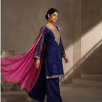 New Arrival! Premium Heavy chinon Kurti Set with heavy Work Fabloom