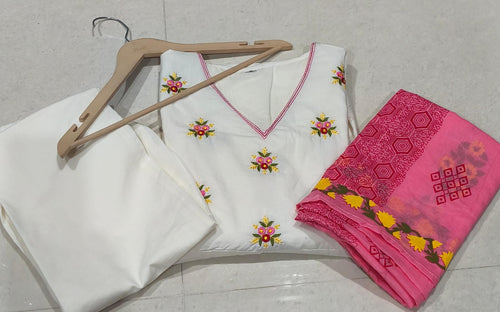 Anarkali Pant Dupatta Set Fabloom