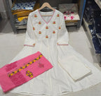 Anarkali Pant Dupatta Set Fabloom