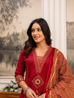 Pure fine Cotton fabric & Kurti with Pant with cotton Fabloom