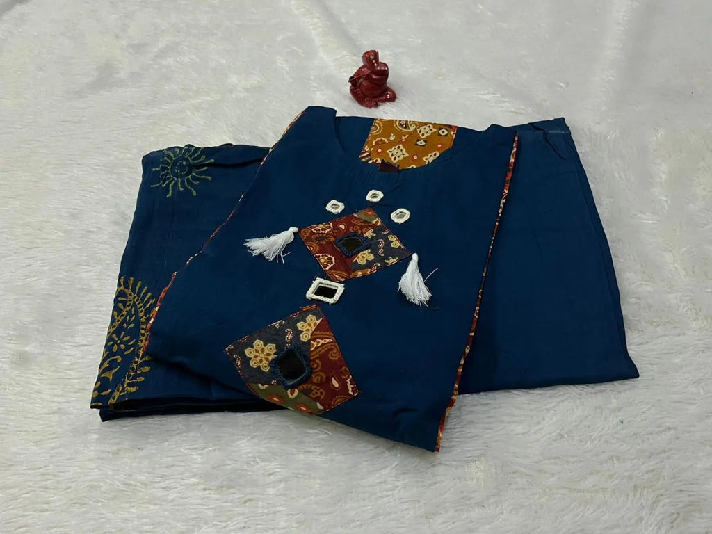 Premium Rich Azrak print Cotton Suits Fabloom