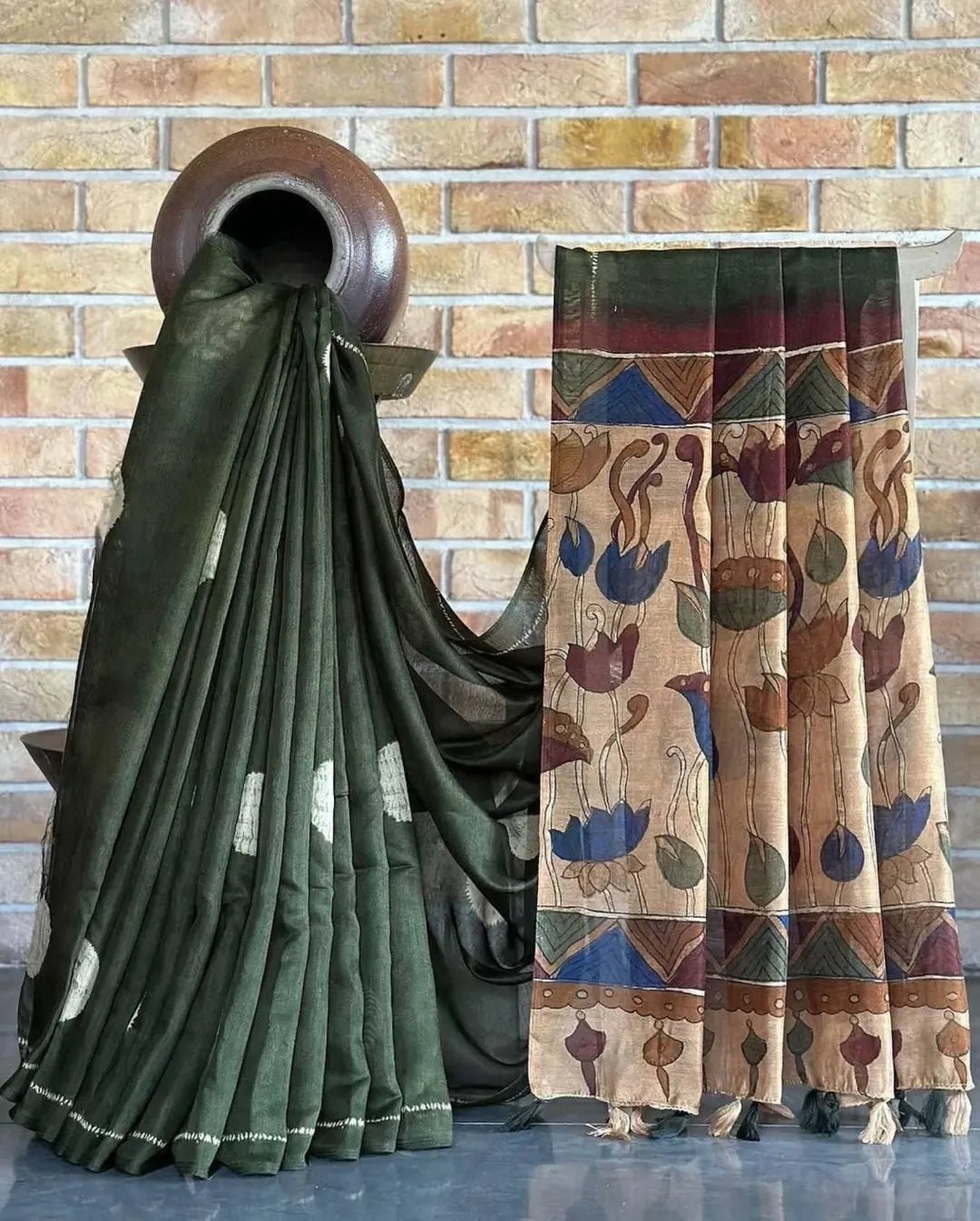 Chanderi Linen Print
