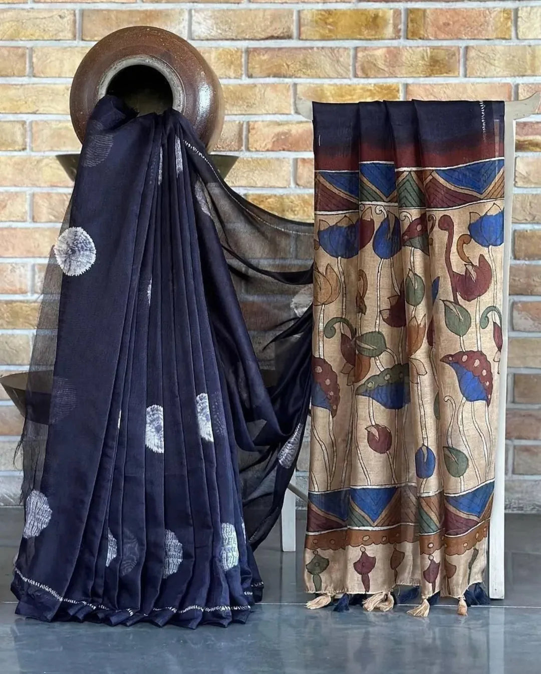 Chanderi Linen Print