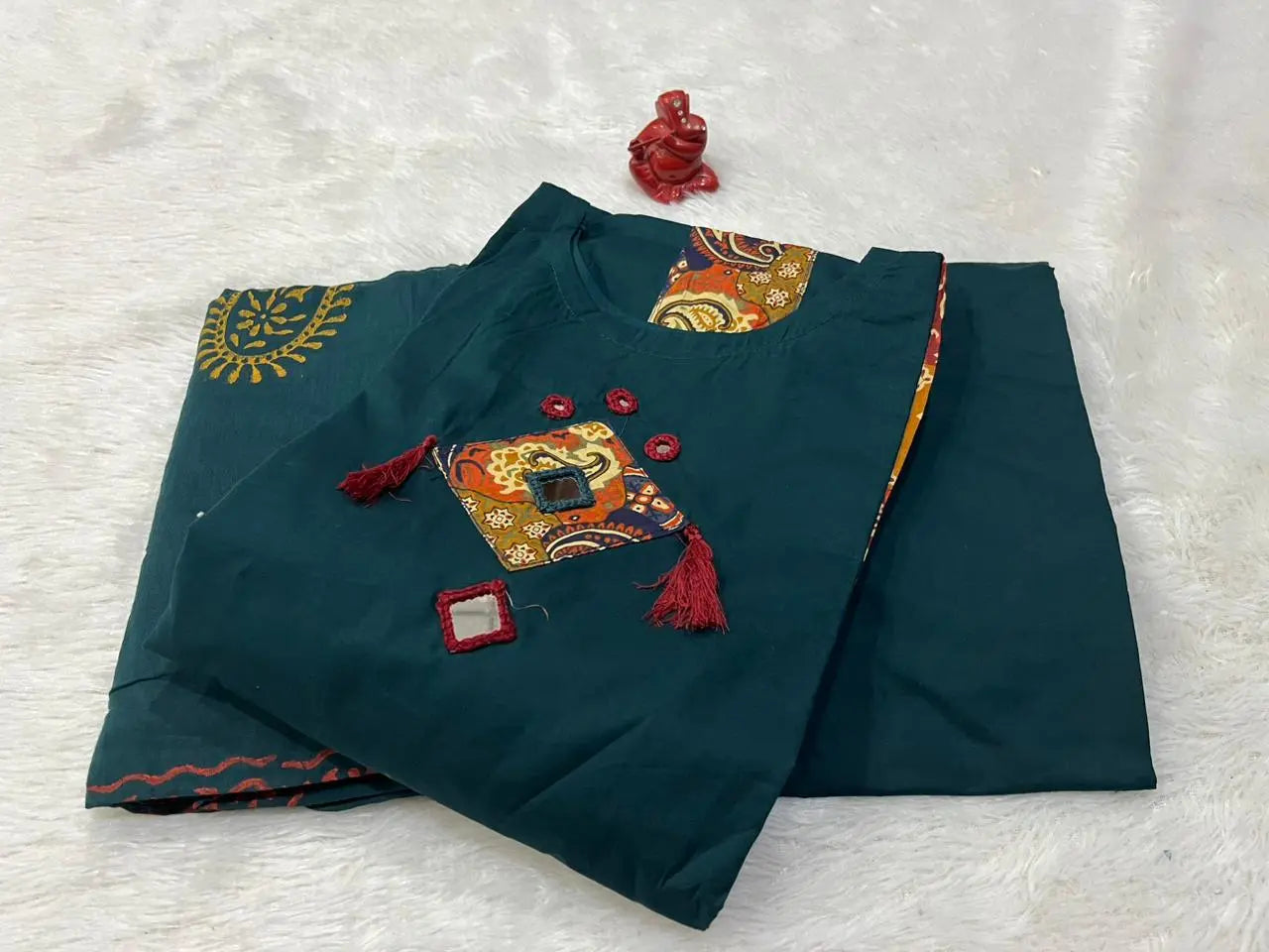 Premium Rich Azrak print Cotton Suits Fabloom